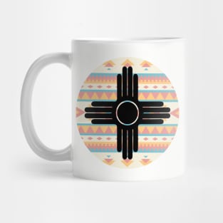 New Mexico Flag Design - Native Zia Pattern Mug